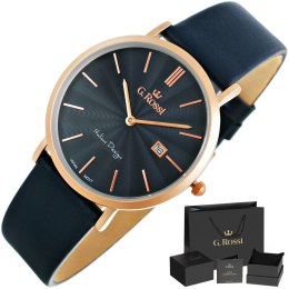 G.Rossi Zegarek Męski G.ROSSI 10853A-6F3 + BOX