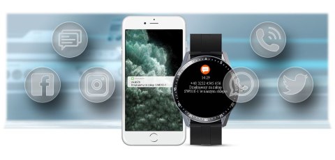 G.Rossi Zegarek SMARTWATCH G.ROSSI SW018-1 G.Rossi Zegarek SMARTWATCH G.ROSSI SW018-1