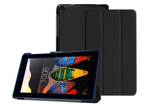4kom.pl Etui book cover do Lenovo Tab3 A7-10 essential Czarne 4kom.pl Etui book cover do Lenovo Tab3 A7-10 essential Czarne