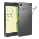 4kom.pl Etui silikonowe crystal 0.3mm guma do Sony Xperia X