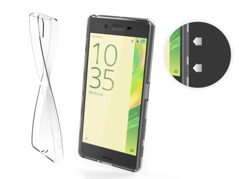 4kom.pl Etui silikonowe crystal 0.3mm guma do Sony Xperia X 4kom.pl Etui silikonowe crystal 0.3mm guma do Sony Xperia X