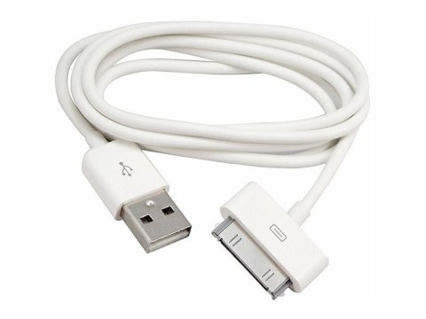 4kom.pl Kabel 30 pin USB do iPhone 4 4S 3GS 3G 3 iPod iPad 2 3 - zamiennik 4kom.pl Kabel 30 pin USB do iPhone 4 4S 3GS 3G 3 iPod iPad 2 3 - zamiennik