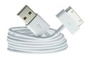 4kom.pl Kabel 30 pin USB do iPhone 4 4S 3GS 3G 3 iPod iPad 2 3 - zamiennik