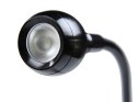 4kom.pl Lampka biurkowa LED USB z klipsem Czarna