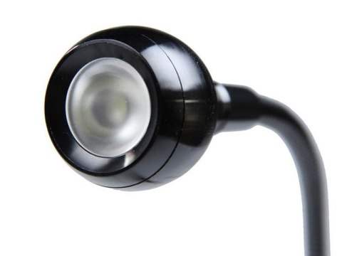 4kom.pl Lampka biurkowa LED USB z klipsem Czarna 4kom.pl Lampka biurkowa LED USB z klipsem Czarna