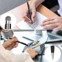 4kom.pl Rysik pojemnościowy z długopisem długopis 2w1 do ekranów smartfonów tabletów precyzyjny czarny
