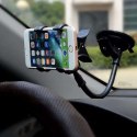 4kom.pl Uchwyt samochodowy długi klips na szybę 360°