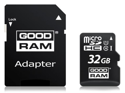Goodram Karta pamięci GoodRam micro SD SDHC class 10 32GB Goodram Karta pamięci GoodRam micro SD SDHC class 10 32GB