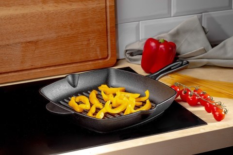 BRUNBESTE ŻELIWNA PATELNIA GRILLOWA 26cm 2656 BRUNBESTE ŻELIWNA PATELNIA GRILLOWA 26cm 2656