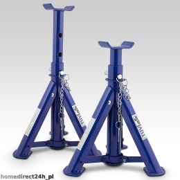 E-hurtownia Podstawki samochodowe 2t kobyłki stalowe zestaw 2 szt regulowane 277 365 mm