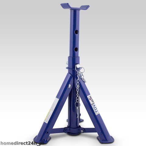 E-hurtownia Podstawki samochodowe 2t kobyłki stalowe zestaw 2 szt regulowane 277 365 mm E-hurtownia Podstawki samochodowe 2t kobyłki stalowe zestaw 2 szt regulowane 277 365 mm