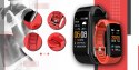 Giewont Smartband Giewont Fit&GO Duo GW200-1 - Black + Pasek Alert Red