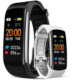 Giewont Smartband Giewont Fit&GO Duo GW200-2 - Black + Pasek Ice White