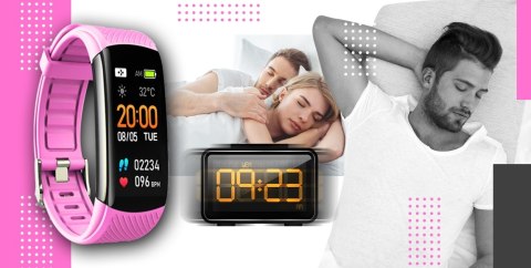 Giewont Smartband Giewont Fit&GO Duo GW200-4 - Black + Pasek Think Pink Giewont Smartband Giewont Fit&GO Duo GW200-4 - Black + Pasek Think Pink