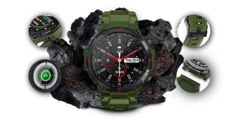 Giewont Smartwatch Giewont Focus SmartCall GW430-3 - Forest Giewont Smartwatch Giewont Focus SmartCall GW430-3 - Forest