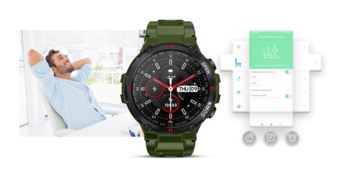 Giewont Smartwatch Giewont Focus SmartCall GW430-3 - Forest Giewont Smartwatch Giewont Focus SmartCall GW430-3 - Forest