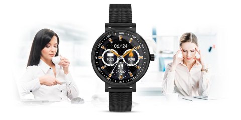 RUBICON Zegarek Damski RUBICON SMARTWATCH RNBE64-3 BLACK RUBICON Zegarek Damski RUBICON SMARTWATCH RNBE64-3 BLACK
