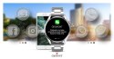 Giewont Smartwatch Giewont Vertex SmartCall GW450-4 Silver/Carbon Silikon