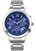 Giewont Zegarek Męski Giewont Apex Chrono GW6480-2 Chronograf Silver/Blue
