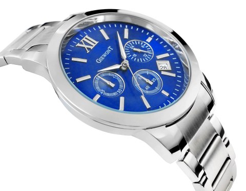 Giewont Zegarek Męski Giewont Apex Chrono GW6480-2 Chronograf Silver/Blue Giewont Zegarek Męski Giewont Apex Chrono GW6480-2 Chronograf Silver/Blue
