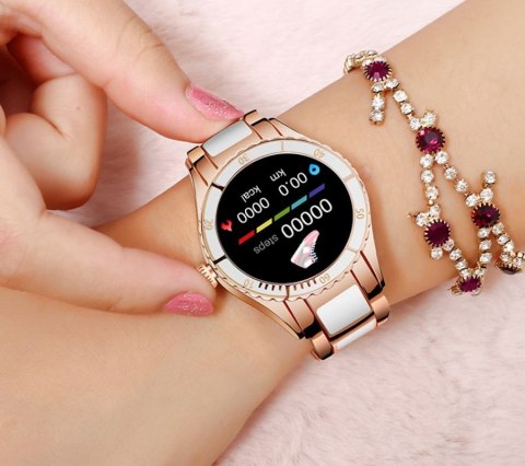 RUBICON Smartwatch Damski Rubicon RNCE82 Różowy RUBICON Smartwatch Damski Rubicon RNCE82 Różowy