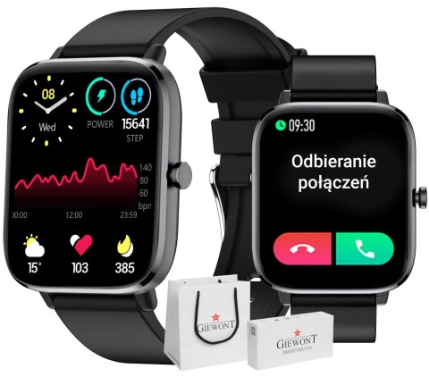 Giewont Smartwatch Giewont Dynamic SmartCall GW230-2 - Carbon/Carbon Giewont Smartwatch Giewont Dynamic SmartCall GW230-2 - Carbon/Carbon