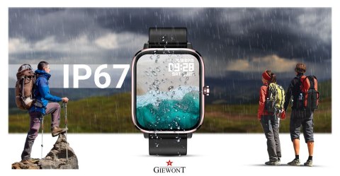 Giewont Smartwatch Giewont Dynamic SmartCall GW230-3 - Rose Gold/Black Effect Giewont Smartwatch Giewont Dynamic SmartCall GW230-3 - Rose Gold/Black Effect