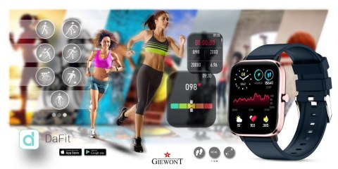 Giewont Smartwatch Giewont Dynamic SmartCall GW230-5 - RoseGold/Deep Ocean Giewont Smartwatch Giewont Dynamic SmartCall GW230-5 - RoseGold/Deep Ocean