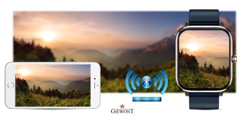 Giewont Smartwatch Giewont Dynamic SmartCall GW230-5 - RoseGold/Deep Ocean Giewont Smartwatch Giewont Dynamic SmartCall GW230-5 - RoseGold/Deep Ocean