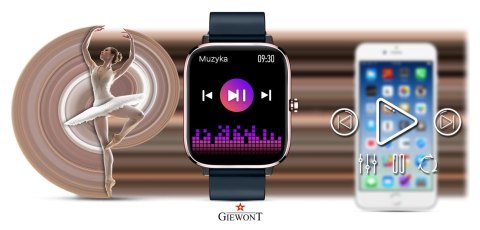 Giewont Smartwatch Giewont Dynamic SmartCall GW230-5 - RoseGold/Deep Ocean Giewont Smartwatch Giewont Dynamic SmartCall GW230-5 - RoseGold/Deep Ocean