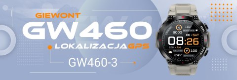 Giewont Smartwatch Giewont Pionier GPS GW460-3 - Light Stone Giewont Smartwatch Giewont Pionier GPS GW460-3 - Light Stone