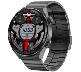 RUBICON Smartwatch Rubicon RNCE99-2 Czarno-Czarny + Czarny Pasek Silikonowy