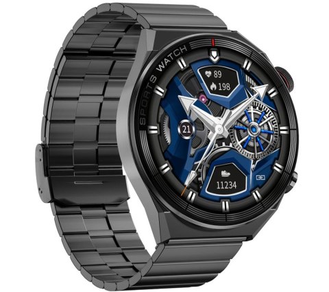 RUBICON Smartwatch Rubicon RNCE99-2 Czarno-Czarny + Czarny Pasek Silikonowy RUBICON Smartwatch Rubicon RNCE99-2 Czarno-Czarny + Czarny Pasek Silikonowy