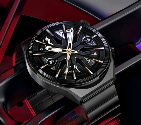 RUBICON Smartwatch Rubicon RNCE99-2 Czarno-Czarny + Czarny Pasek Silikonowy RUBICON Smartwatch Rubicon RNCE99-2 Czarno-Czarny + Czarny Pasek Silikonowy