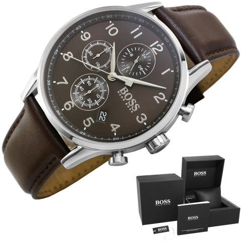 Hugo Boss Zegarek Męski Hugo Boss Navigator 1513494 + BOX Hugo Boss Zegarek Męski Hugo Boss Navigator 1513494 + BOX