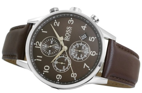 Hugo Boss Zegarek Męski Hugo Boss Navigator 1513494 + BOX Hugo Boss Zegarek Męski Hugo Boss Navigator 1513494 + BOX
