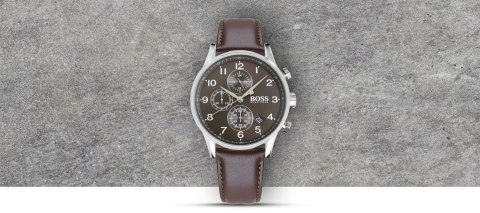 Hugo Boss Zegarek Męski Hugo Boss Navigator 1513494 + BOX Hugo Boss Zegarek Męski Hugo Boss Navigator 1513494 + BOX