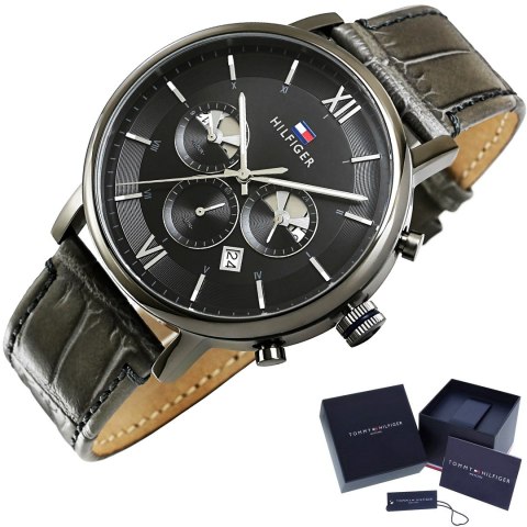 Tommy Hilfiger Zegarek Męski Tommy Hilfiger Evan 1710395 + BOX Tommy Hilfiger Zegarek Męski Tommy Hilfiger Evan 1710395 + BOX