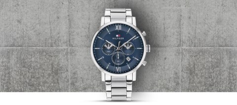 Tommy Hilfiger Zegarek Męski Tommy Hilfiger Evan 1710409 + BOX Tommy Hilfiger Zegarek Męski Tommy Hilfiger Evan 1710409 + BOX