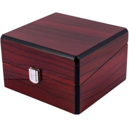 VIVAB2B Pudełko na zegarek drewniane mahoń PREMIUM PDR-2