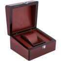 VIVAB2B Pudełko na zegarek drewniane mahoń PREMIUM PDR-2