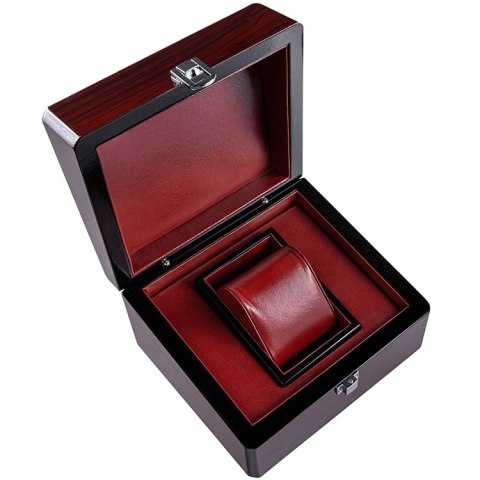 VIVAB2B Pudełko na zegarek drewniane mahoń PREMIUM PDR-2 VIVAB2B Pudełko na zegarek drewniane mahoń PREMIUM PDR-2