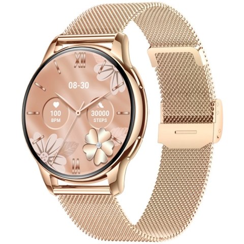 VELTORI Smartwatch Damski Veltori VT300-1 Złota Bransoleta VELTORI Smartwatch Damski Veltori VT300-1 Złota Bransoleta