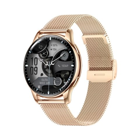 VELTORI Smartwatch Damski Veltori VT300-1 Złota Bransoleta VELTORI Smartwatch Damski Veltori VT300-1 Złota Bransoleta