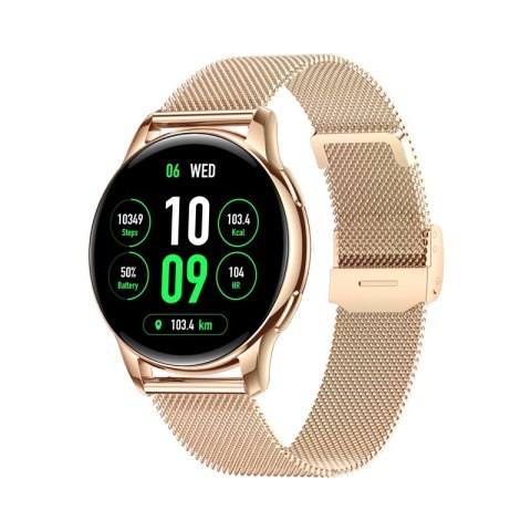 VELTORI Smartwatch Damski Veltori VT300-1 Złota Bransoleta VELTORI Smartwatch Damski Veltori VT300-1 Złota Bransoleta