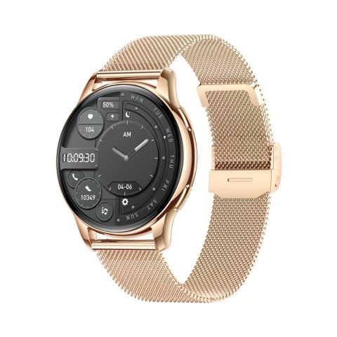 VELTORI Smartwatch Damski Veltori VT300-1 Złota Bransoleta VELTORI Smartwatch Damski Veltori VT300-1 Złota Bransoleta