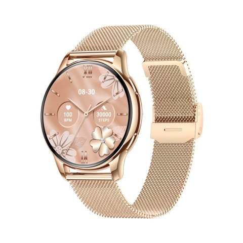 VELTORI Smartwatch Damski Veltori VT300-1 Złota Bransoleta VELTORI Smartwatch Damski Veltori VT300-1 Złota Bransoleta