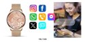 VELTORI Smartwatch Damski Veltori VT300-1 Złota Bransoleta