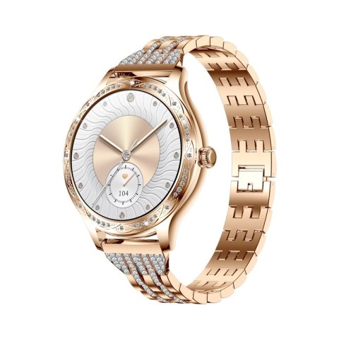 VELTORI Smartwatch Damski Veltori VT350-1 Bransoleta Różowe Złoto VELTORI Smartwatch Damski Veltori VT350-1 Bransoleta Różowe Złoto