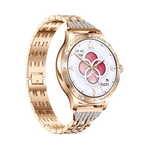 VELTORI Smartwatch Damski Veltori VT350-1 Bransoleta Różowe Złoto VELTORI Smartwatch Damski Veltori VT350-1 Bransoleta Różowe Złoto